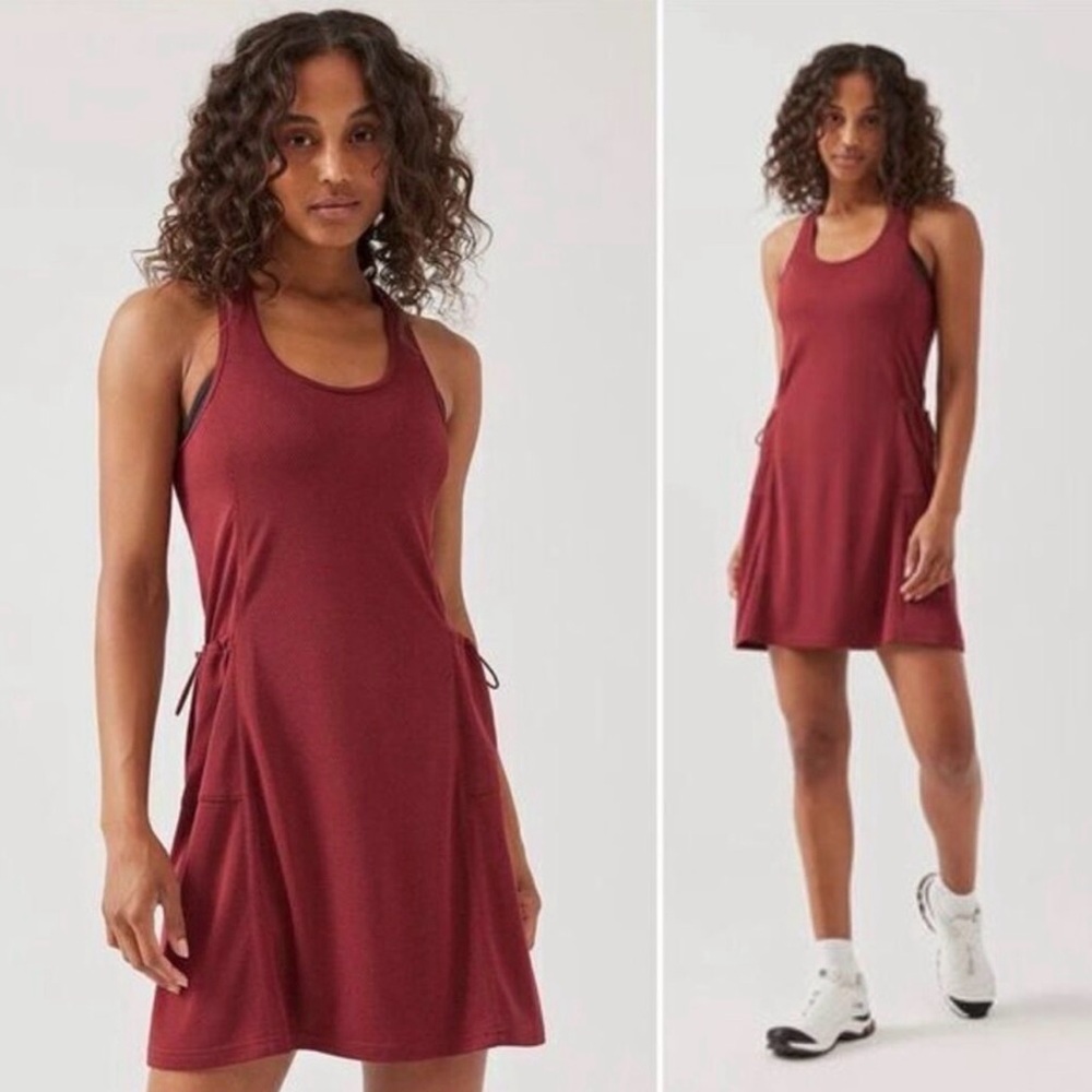 Outdoor Voices Boysenberry RecMesh Athletic Dress. Size Medium. NWT